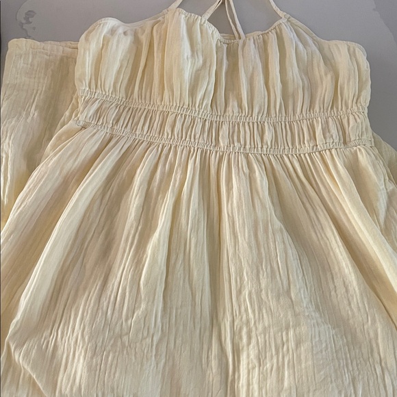 PACT Women's Smocked Waist Maxi Dress organic cotton XL - Picture 7 of 7